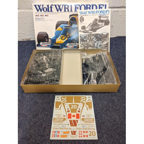 99 - ***THIS LOT HAS BEEN WITHDRAWN***Six Tamiya, boxed model racing car building kits, all Big Scale Ser... 