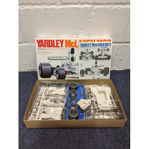 99 - ***THIS LOT HAS BEEN WITHDRAWN***Six Tamiya, boxed model racing car building kits, all Big Scale Ser... 