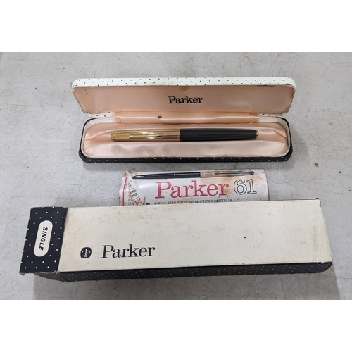 108 - A boxed Parker 61 fountain pen with its original case with paperwork
Location CAB
If there is no con... 