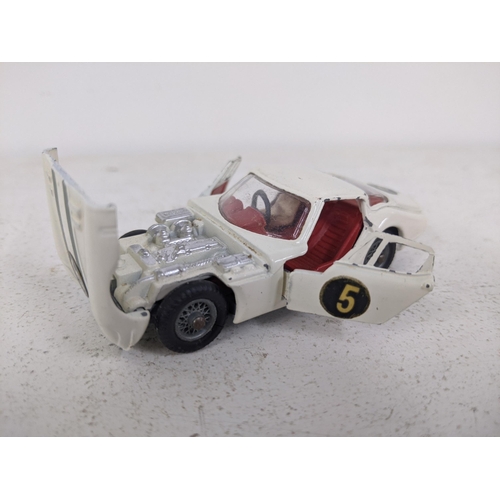 Two Corgi Toys - a Corgi 271 Ghia 5000 Mangusta with a De Tomaso