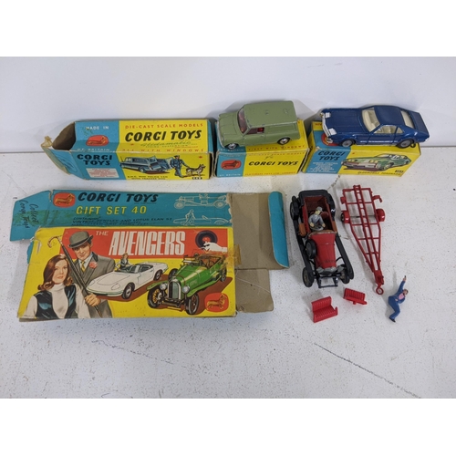 Corgi Toys to include a Part Gift Set 40 - The Avengers with car
