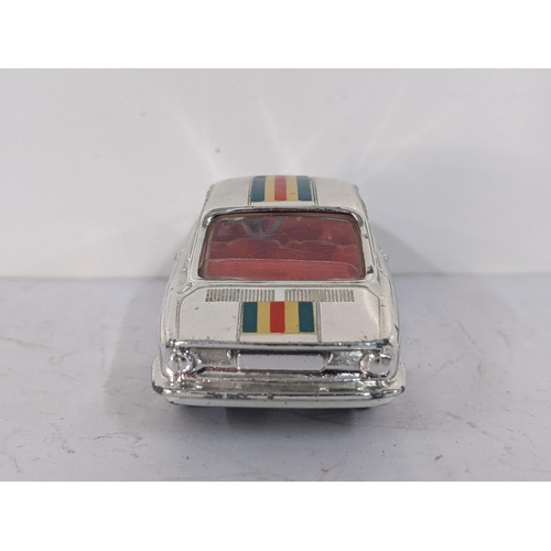 Corgi Toys 315 Simca 1000 Competition model with a plated finish