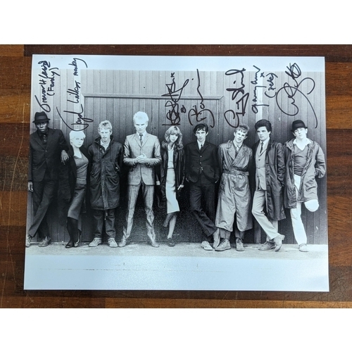 22 - A Quadrophenia 14XII  photo signed by seven stars of the film, including Phil Daniels, Toyah Wilcom,... 