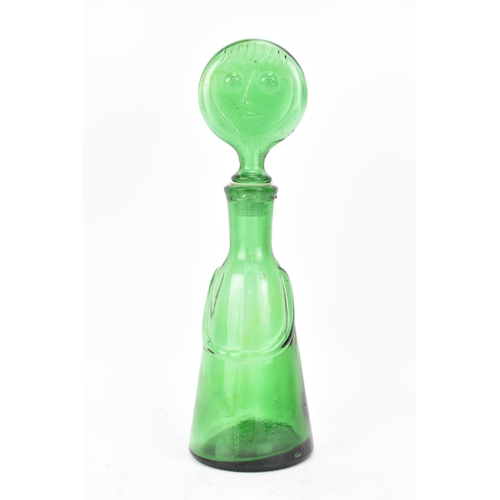 10 - Empoli for Neiman Marcus - An Erik Hoglund for Boda style glass People decanter, the green decanter ... 