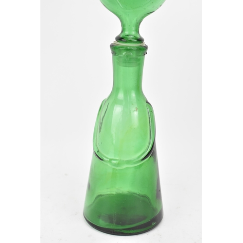 10 - Empoli for Neiman Marcus - An Erik Hoglund for Boda style glass People decanter, the green decanter ... 