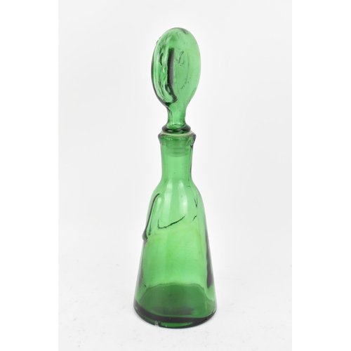 10 - Empoli for Neiman Marcus - An Erik Hoglund for Boda style glass People decanter, the green decanter ... 