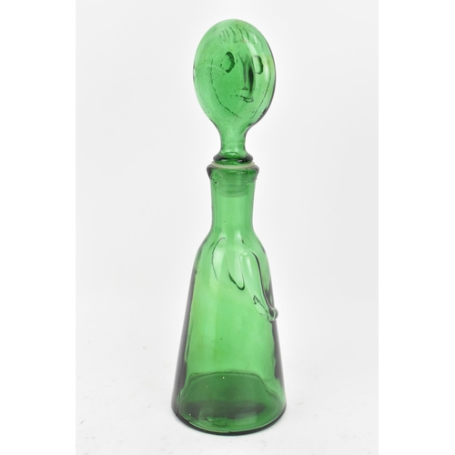 10 - Empoli for Neiman Marcus - An Erik Hoglund for Boda style glass People decanter, the green decanter ... 