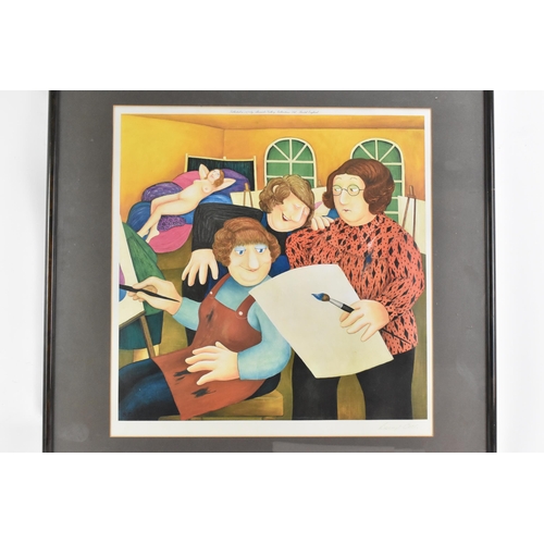 121 - Beryl Cook (1926-2008) A signed print entitled 'The Art Class', signed to the lower right corner, pu... 