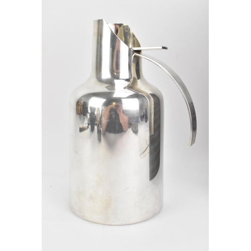 130 - Lino Sabattini (1925-2016) A silver plated 'Oglaga' thermos jug, stamped marks to the base and with ... 