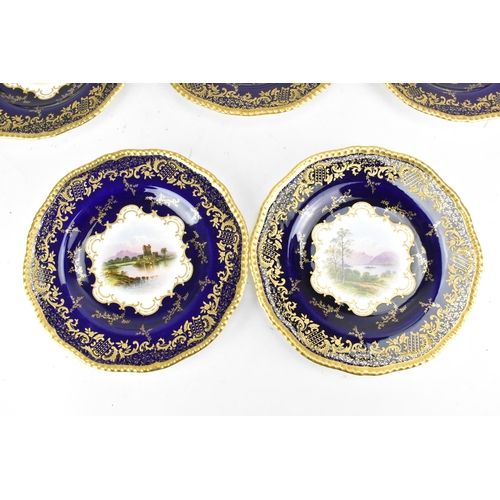 172 - **THIS LOT HAS BEEN WITHDRAWN** Coming Soon **
A circa 1900 Coalport part dessert service, consistin... 