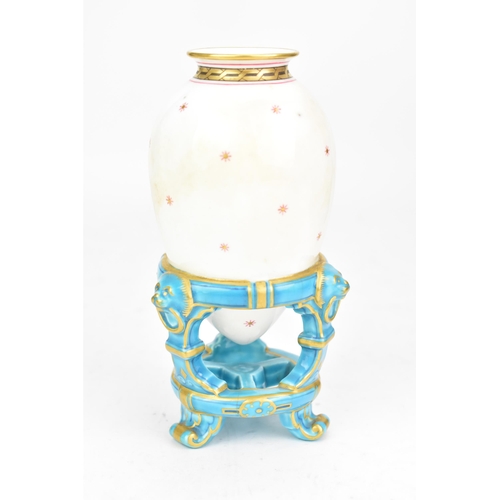 22 - A Victorian Minton Aesthetic movement amphora vase, designed by Christopher Dresser, circa 1860s, ha... 