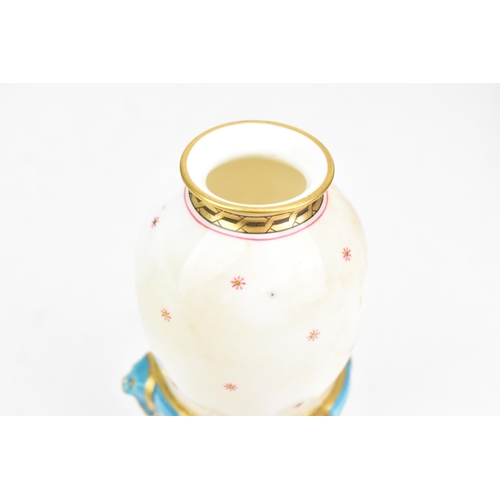 22 - A Victorian Minton Aesthetic movement amphora vase, designed by Christopher Dresser, circa 1860s, ha... 