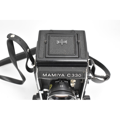 258 - ***THIS LOT HAS BEEN WITHDRAWN**
A Mamiya C330 Professional F TLR camera, circa 1970s, serial no. D1... 