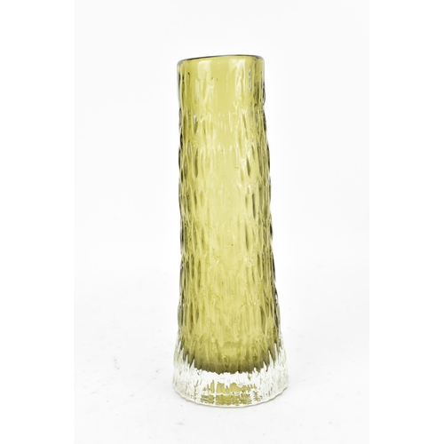 36 - A Whitefriars model 9834 Icicle vase in sage green, designed by Geoffery Baxter 20.5cm high x 7.5cm ... 