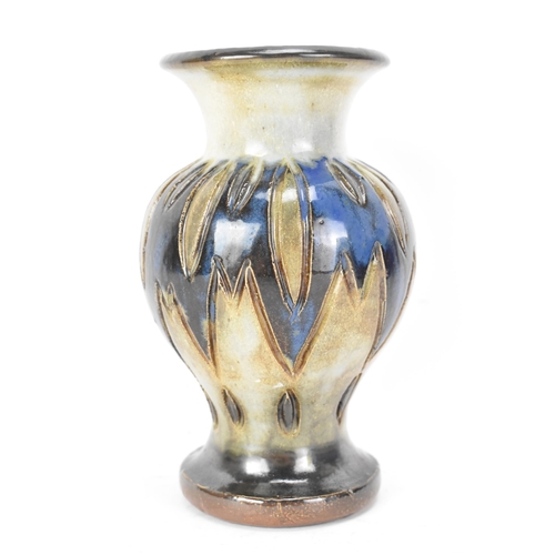 38 - Roger Guerin (Belgian, 1896-1954) An Art Deco studio pottery vase, circa 1930, of baluster form, dec... 