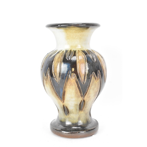 38 - Roger Guerin (Belgian, 1896-1954) An Art Deco studio pottery vase, circa 1930, of baluster form, dec... 