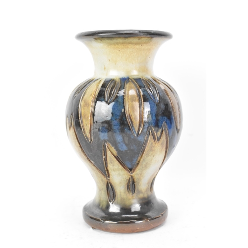 38 - Roger Guerin (Belgian, 1896-1954) An Art Deco studio pottery vase, circa 1930, of baluster form, dec... 