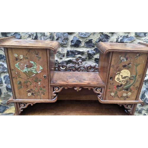 92 - A circa 1900 French desk, possibly by Gabriel Viardot (French, 1830-1906), in the Japanese taste, wi... 