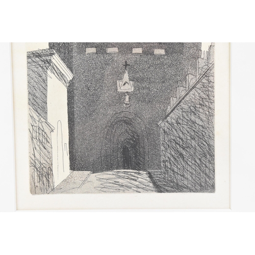 97 - John Piper (1903-1992) An etching entitled 'St Bartholomew's', 29cm x 14cm, the frame 49cm x 32cm
If... 