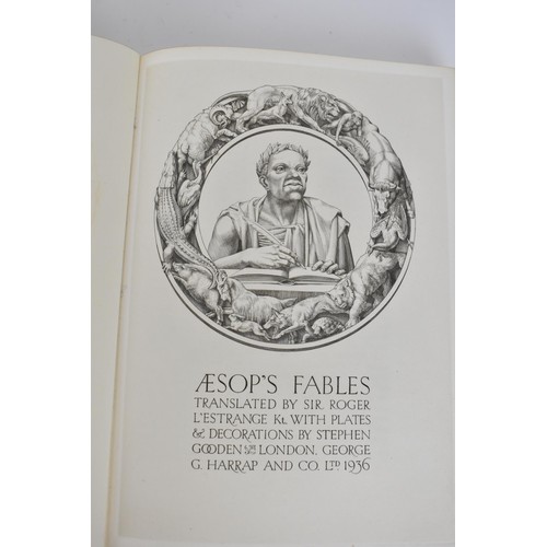 162 - A small collection of books to include: S. Gooden, Aesop's Fables, translated by Sir Roger l'Estrang... 