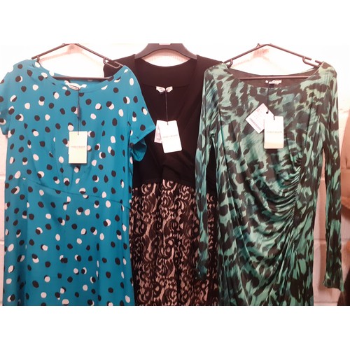 16 - Marina Rinaldi- Three ladies dresses, unworn with original tags, mixed sizes 14-18. Location:RWB Rai... 