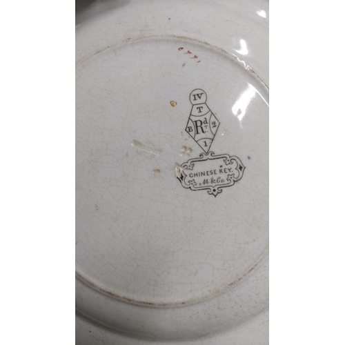 116 - 19th century and later dinner plates and others to include Minton and Wedgwood Royal Worcester and o... 