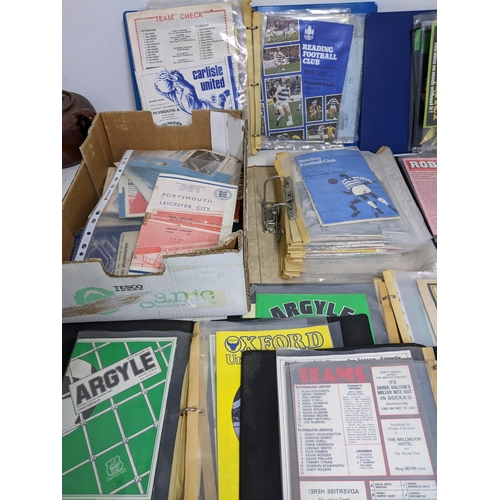 64 - Large quantity of football programmes to include 1949 FA Cup semi-final Portsmouth v Leicester, 1960... 