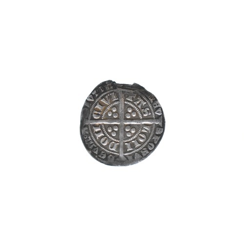 1 - England - Edward III (1327-1377), Silver Groat, Pre-treaty period (1351-1361), Crowned facing bust o... 