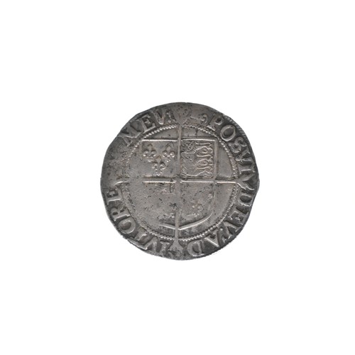 7 - Kingdom England - Elizabeth I (1558-1603), Silver Shilling, 6th Issue (1582-1600), mm. Key (1595-159... 