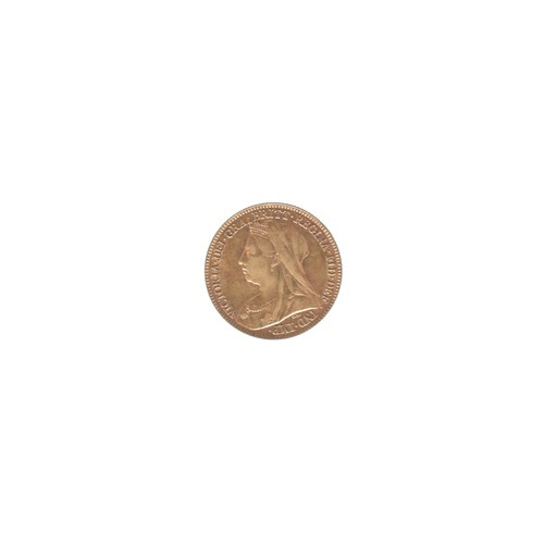 28 - United Kingdom - Victoria (1837-1901), 1896 Gold Half Sovereign, London Mint,