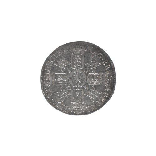 43 - Kingdom of England - William and Mary (1689-1694), 1693 Silver Halfcrown, 2nd busts,