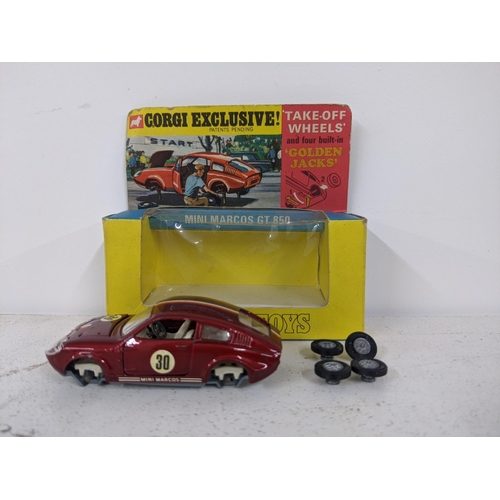 CORGI MINI MARCOS GT 850 ミニマーコス　コーギーミニカー 1960'S OLD CORGI 1/43 MINI MARCOS GT 850