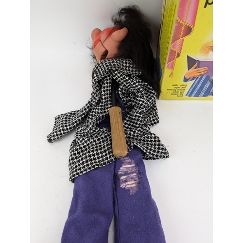 52B - A Pelham ventriloquial puppet, wearing a check jacket and blue and blue trousers, boxed

Location:7.... 