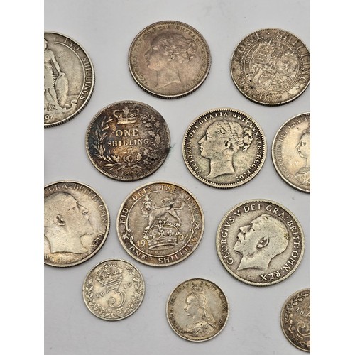 81 - William IV and later pre 1920 Silver Coinage to include, 1836 Shilling, Victoria 1865, 1880, 1884, 1... 