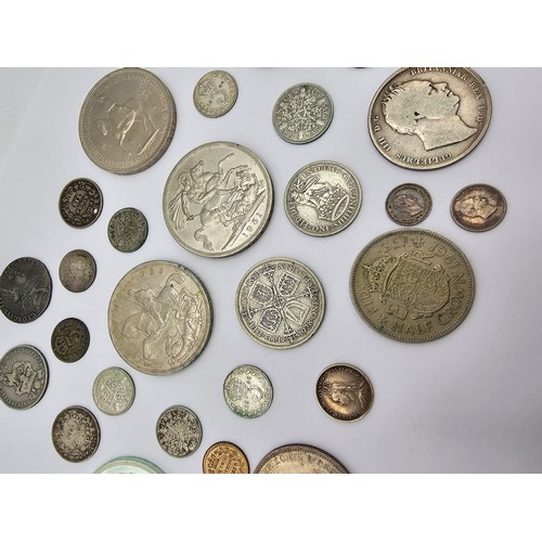 80 - Mixed British Coins to include, George III 1787 Shilling, George IV 1826 Shilling, William IV 1836 H... 