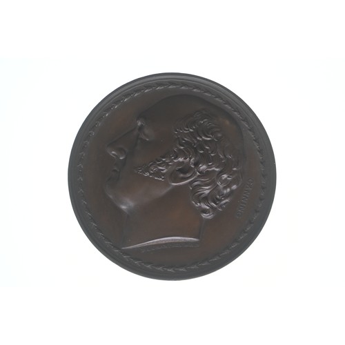 130 - Medal - Commemorating the Death of George Canning 1827, by Chantrey and Stothard, Struck in bronze, ... 