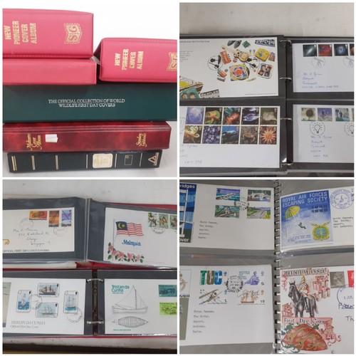 491 - A large collection of First Day covers in albums, 1960's-2004 to include The Official Collection of ... 