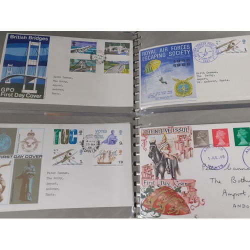 491 - A large collection of First Day covers in albums, 1960's-2004 to include The Official Collection of ... 