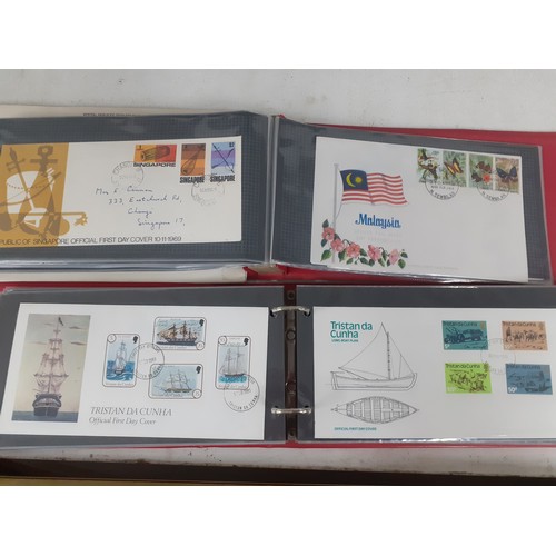 491 - A large collection of First Day covers in albums, 1960's-2004 to include The Official Collection of ... 