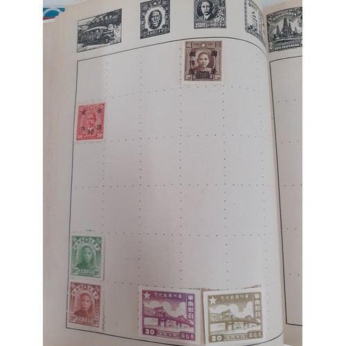 492 - A vintage collection of stamps in stock books, on franked envelopes, loose and in albums to include ... 