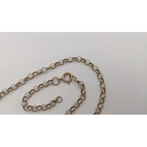 109 - A 9ct yellow gold chain link necklace A/F, 7.5g
Location:CAB9
If there is no condition report shown,... 