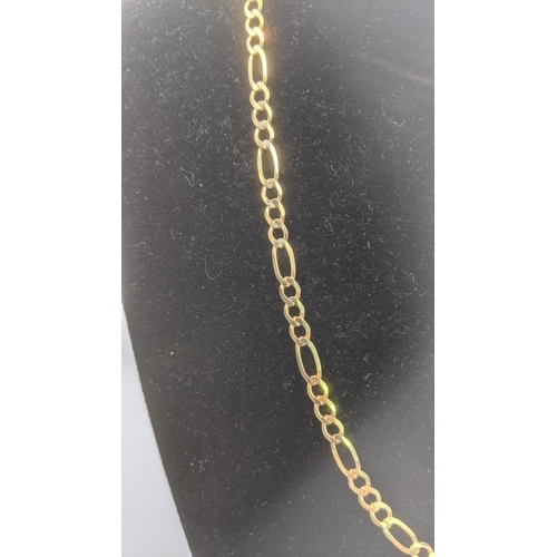 49 - A 9ct yellow gold Figaro china necklace 49cm L, 5.9g
Location:CAB9
If there is no condition report s... 