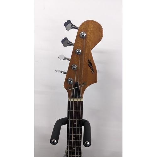 238 - A Satellite bass guitar with stand 
Location SL
If there is no condition report shown, please reques... 