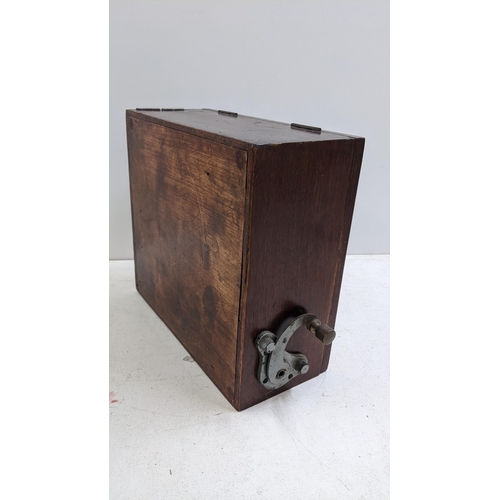 239 - A mid 20th century Blick Time Records Stafsine clocking in clock, 32cm h x 35cm w
Location:A3F
If th... 