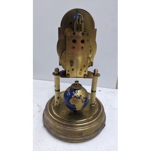 254 - A mid 20th century Kaiser German Astro Torsian Zodiac anniversary clock, 32cm h
Location: A1M
If the... 