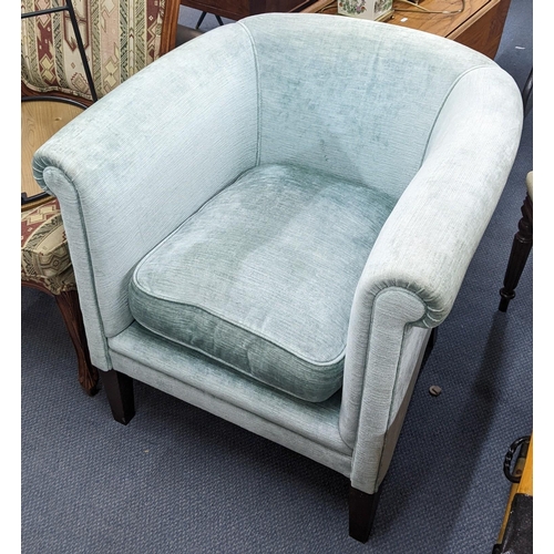 259 - A modern tub armchair on tapering square legs
Location: A2F
If there is no condition report shown, p... 