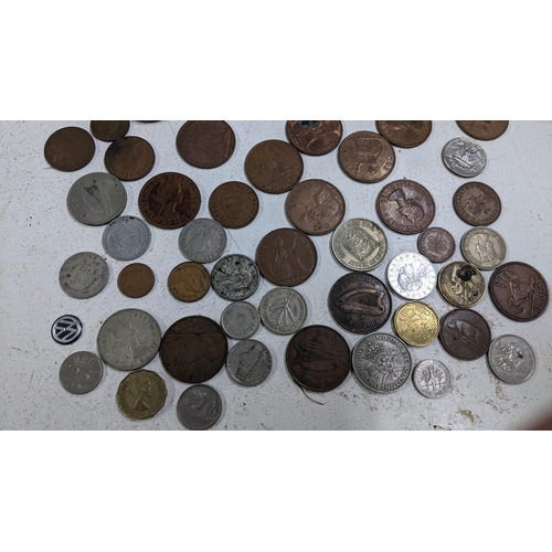 267 - Mixed coins to include a Romanian Napoleon II on franc pennies and others 
Location CAB
If there is ... 