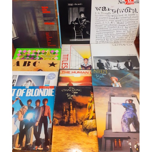 263 - A quantity of mainly late 1970's/early 1980's synth pop, post punk, rock and pop LP's to include Vis... 