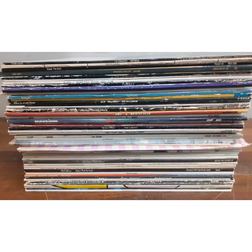 263 - A quantity of mainly late 1970's/early 1980's synth pop, post punk, rock and pop LP's to include Vis... 