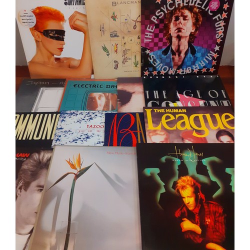 264 - A quantity of mainly late 1970's/early 1980's new wave/rock, synth pop/post punk LP's to include Sim... 